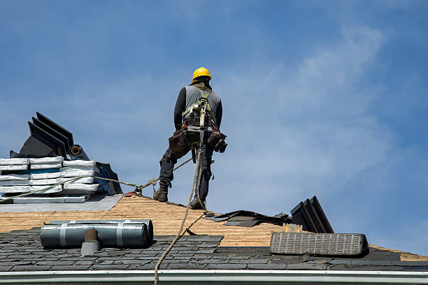 Professional Gutter Installation technician working in Willowbrook, IL